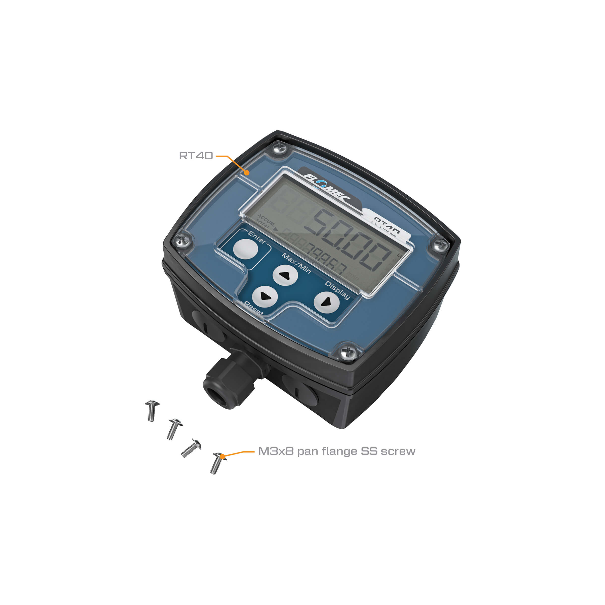 FLOMEC RT40 Flow Rate Totalizer