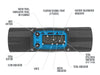 FLOMEC TM series 1 1/2-inch meter display and buttons break down