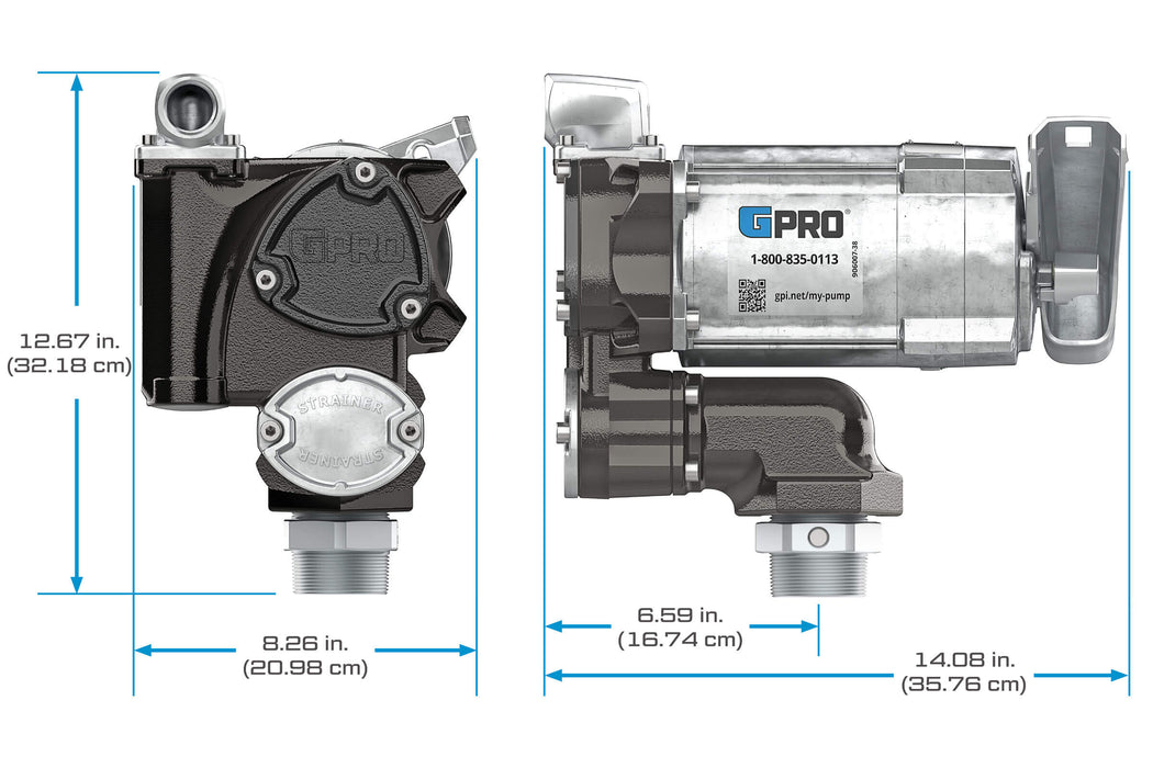 GPRO 20 GPM 115V FUEL TRANSFER PUMP for EXTREME TEMPERATURES