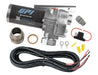 Unassembled GPI M-150 Pump (ABGAS / JET A Compatible) spin collar, power cord, lockable nozzle holder, tank adapter, fuse assembly, and thread tape