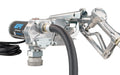 GPI M-240 Fuel transfer pump with manual nozzle, fuel hose, and factory installed power cord.
