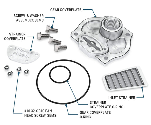 GPI Replacement gear coverplate kit for M-180s
