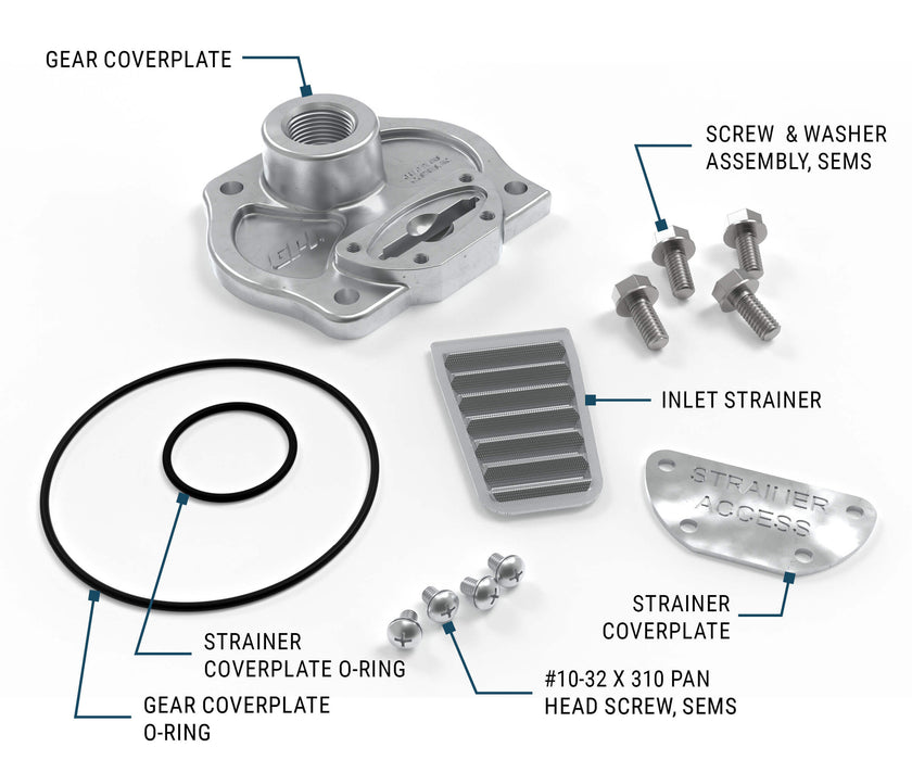 GPI Replacement gear coverplate kit for the M-series pumps