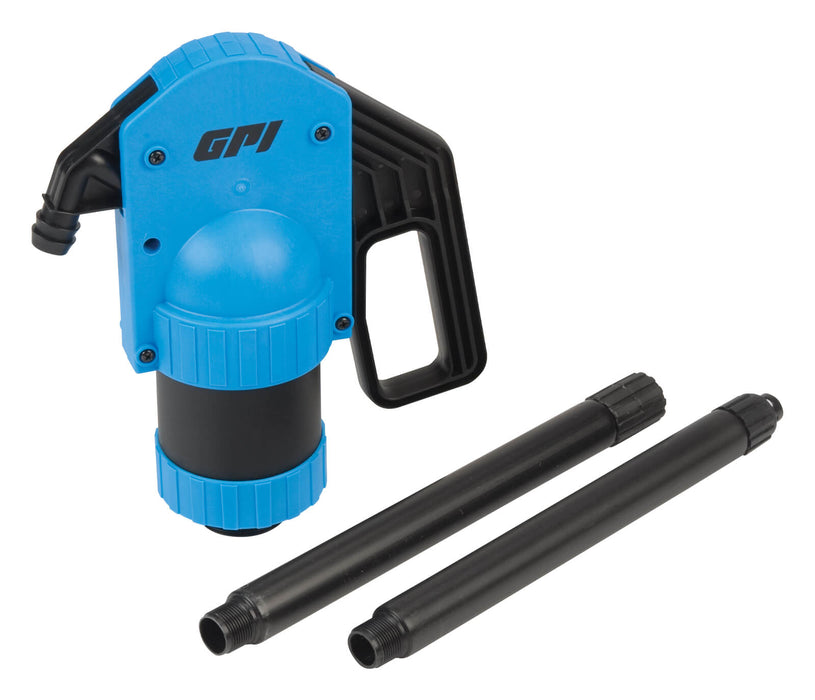 GPI LP-50 lever action hand pump, telescoping suction pipe