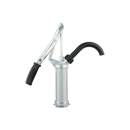 GPI BP-12 lever action steel hand pump mounted to a barrel