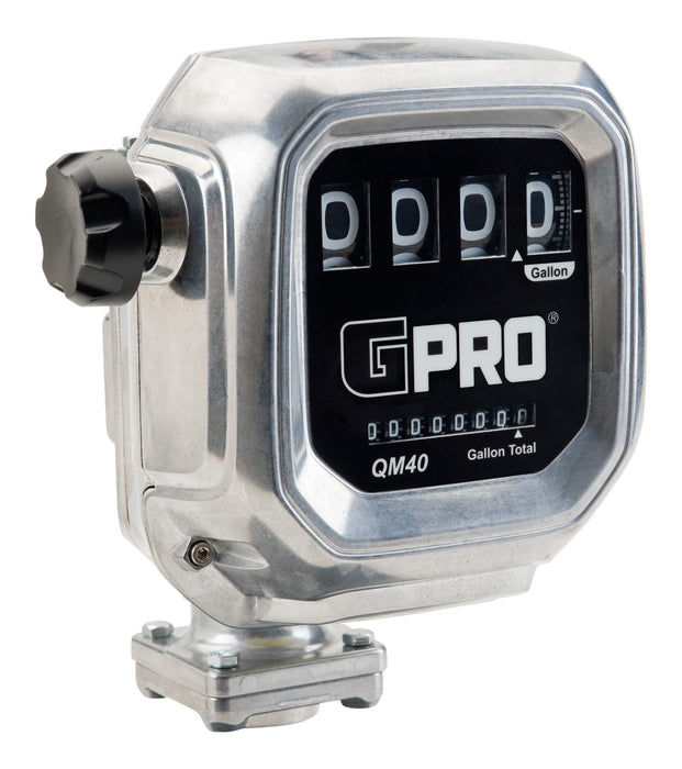 Right-front view of the GPRO QM40-G8N Fuel Meter