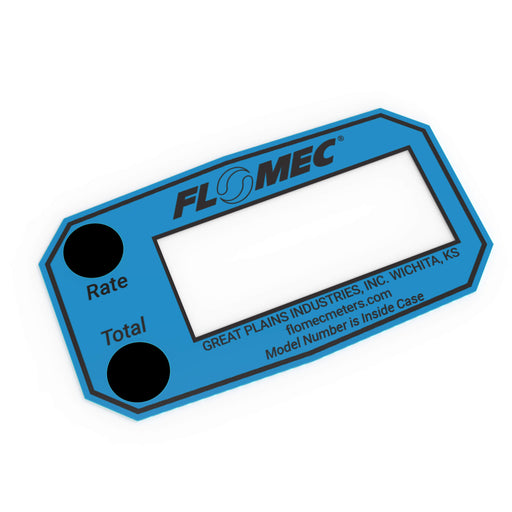 FLOMEC Q9 Display Decal for G2 Meters