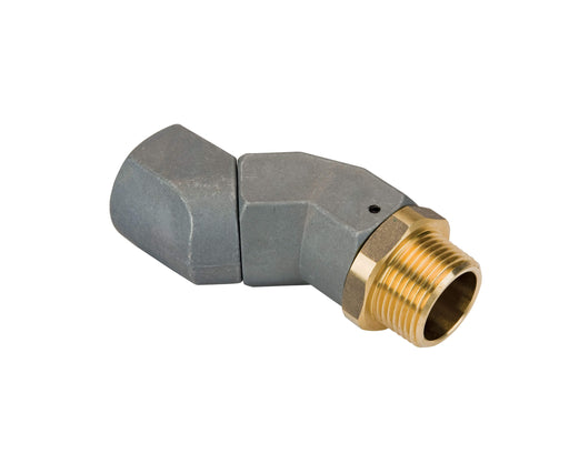 GPI 1-inch Fuel Hose Swivel that attaches between the fuel hose and nozzle, allowing 360 degree rotation
