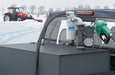 GPRO V25 extreme temperature model with fuel filter on a tank on a truck on a snow field