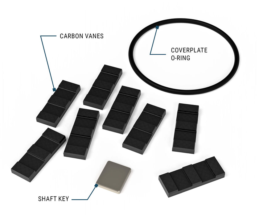 GPI Replacment Carbon Vanes kit for the V-Series Fuel Transfer Pumps