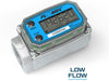 FLOMEC A1 Series low-flow 1-inch aluminum flow meter for thin petroleum based fluids gallon measure