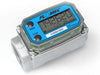 FLOMEC A1 Series 1-inch aluminum flow meter for thin petroleum based fluids gallon measure