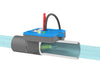 FLOMEC QS100 ultrasonic Turf and residential irrigation flow sensor cutaway